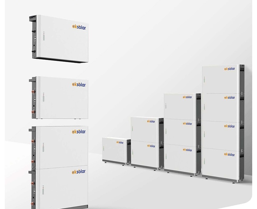OK-GL battery series — wall mounted and stacked